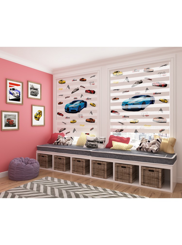 ZEBRA PERDE ARABA MODELİ